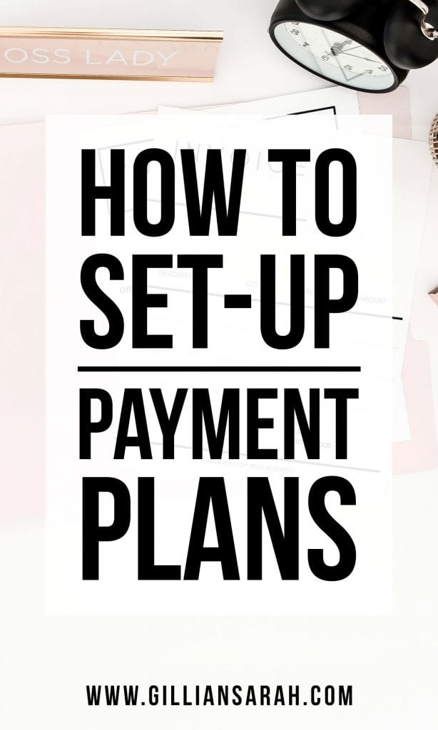 how to set-up payment plans