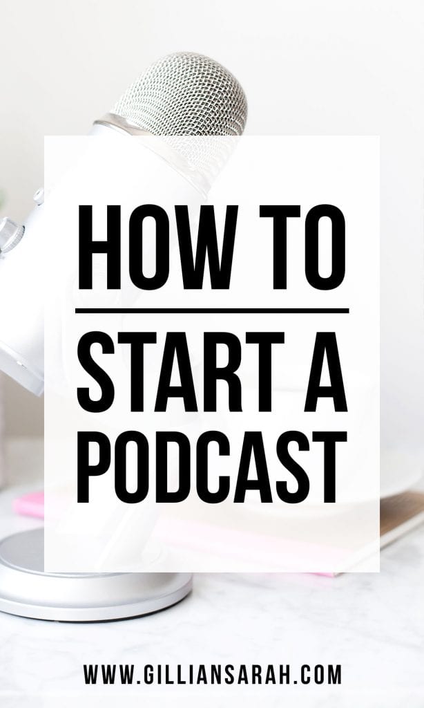 How to start a podcast