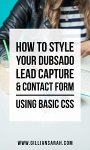 Style Dubsado Lead Capture