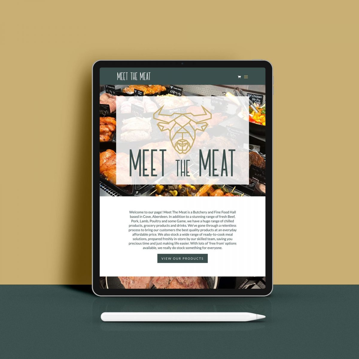 custom butcher delivery website