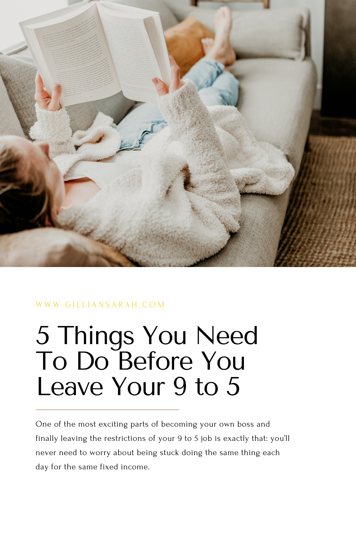 5 Things You Need To Do Before You Leave Your 9 to 5 - Word from Home