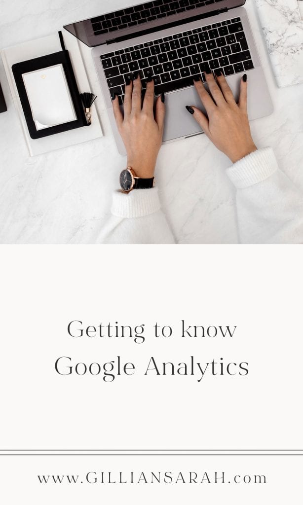 Getting to know Google Analytics