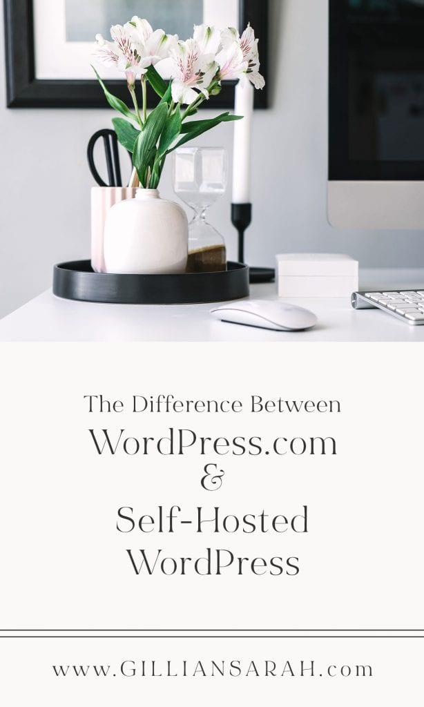 wordpress.com vs self-hosted