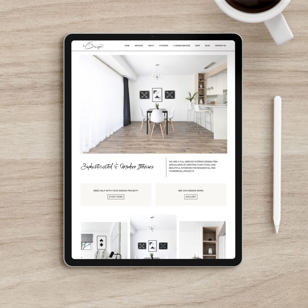 Iv Design Interior Website