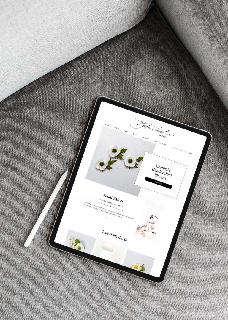 Botanicals by EMCo Showit site