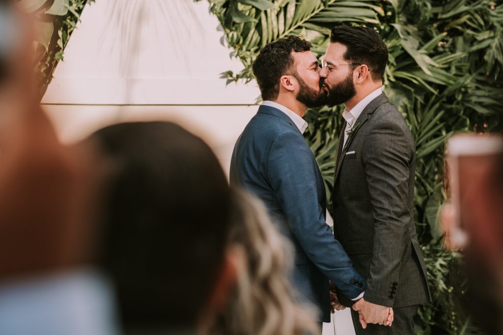 Intimate LGBTQ Wedding couple Photography