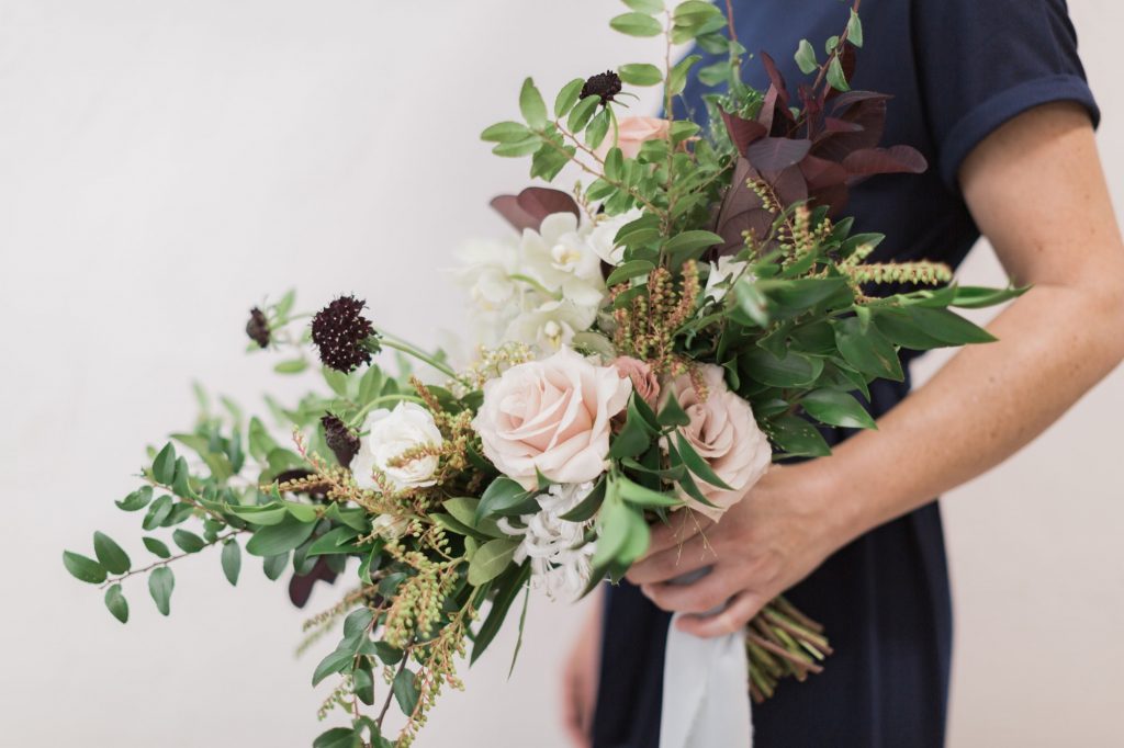 Styled Shoot details bridal flowers