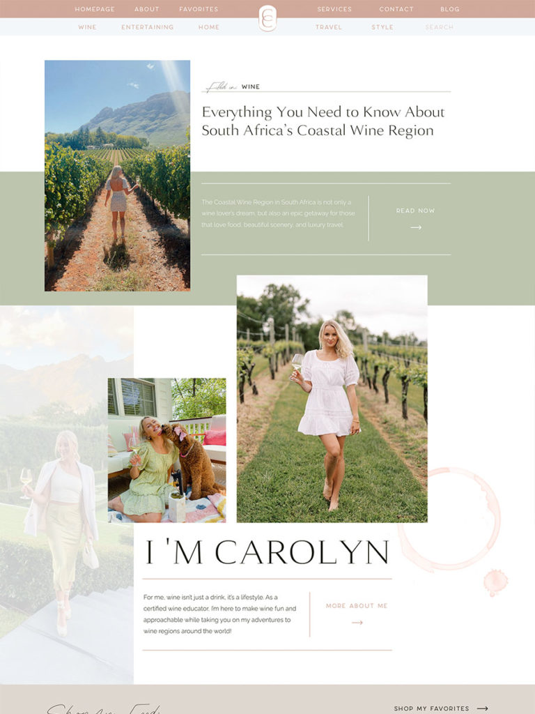 Carolyn Covington - American Wine Girl Blogger