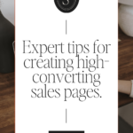 Expert tips for creating high-converting sales pages