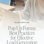 Pop Up Forms_ Best Practices for Effective Lead Generation