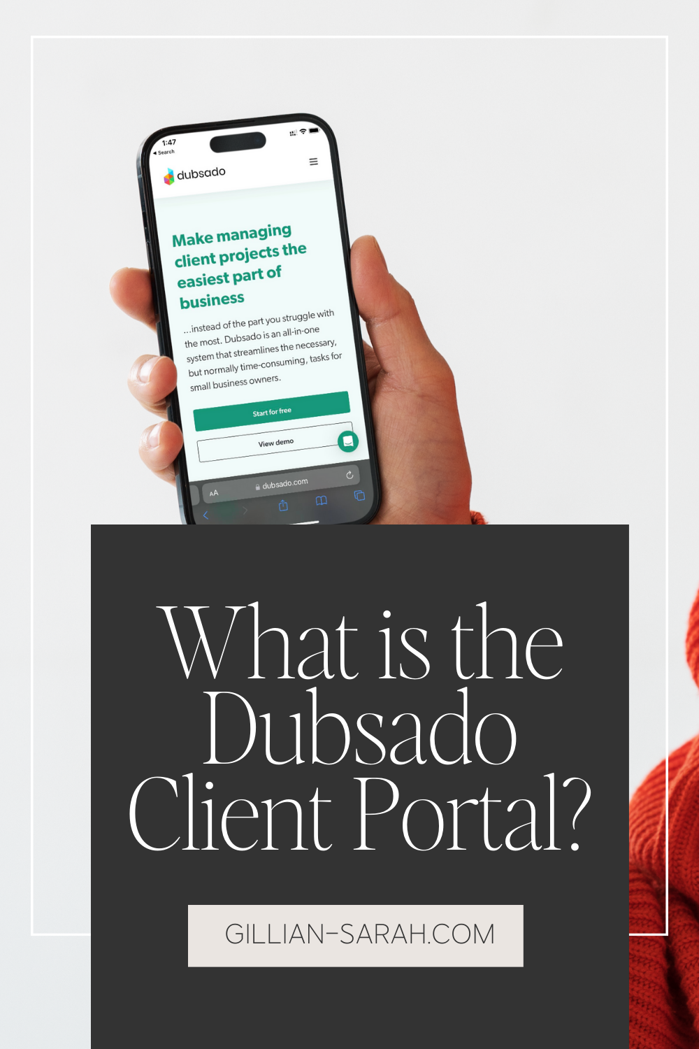 Dubsado Client Portal: 5 Tools To Upscale Your Business - Gillian Sarah