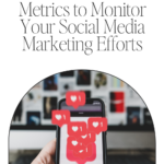 Metrics to Monitor Your Social Media Marketing Efforts